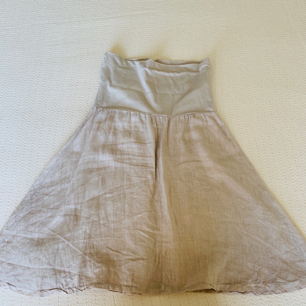 Linen skirt made in Italy